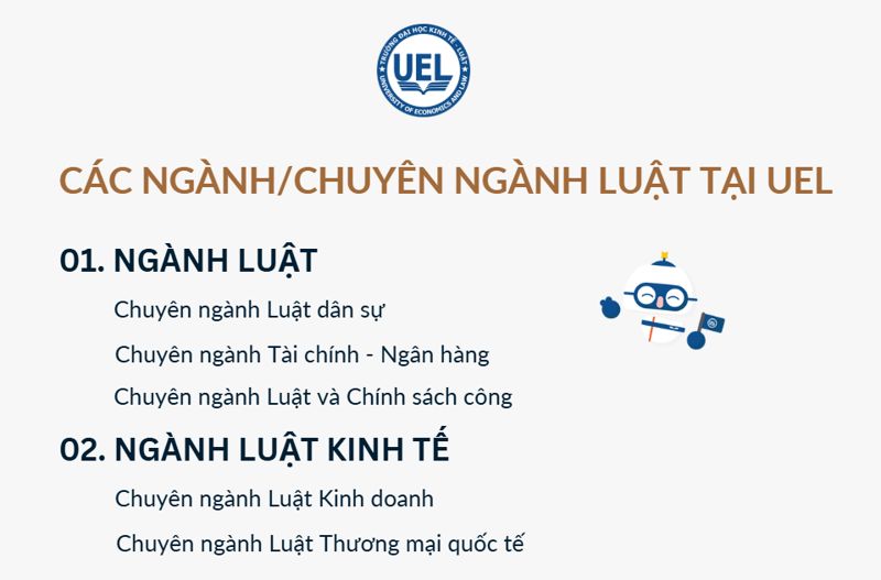 ngành luật học trường nào 2