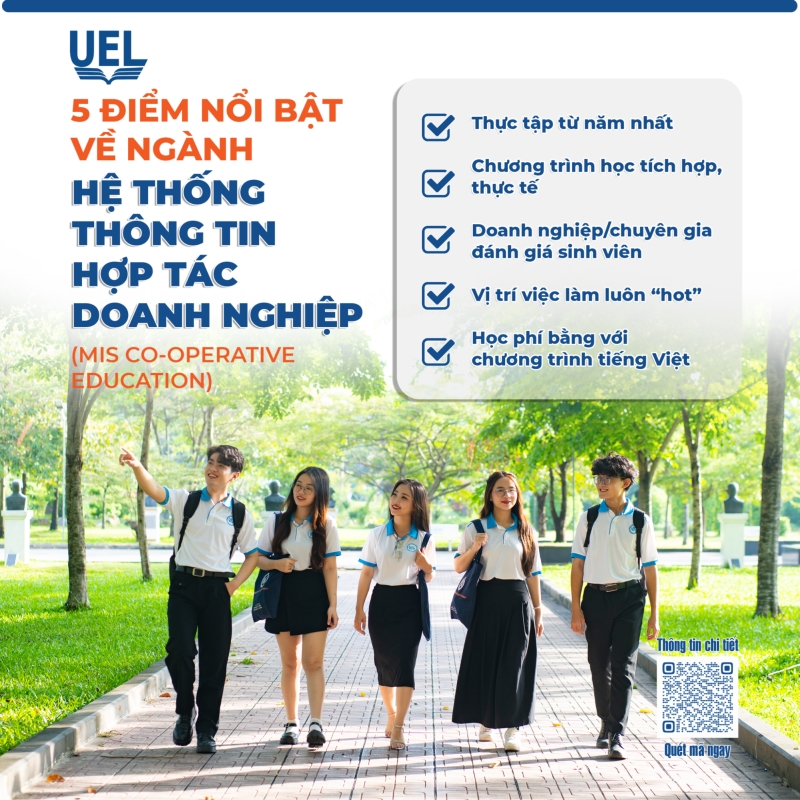 Ngành Hệ thống thông tin quản lý Co-operative Education tại Trường Đại học Kinh Tế - Luật, ĐHQG-HCM