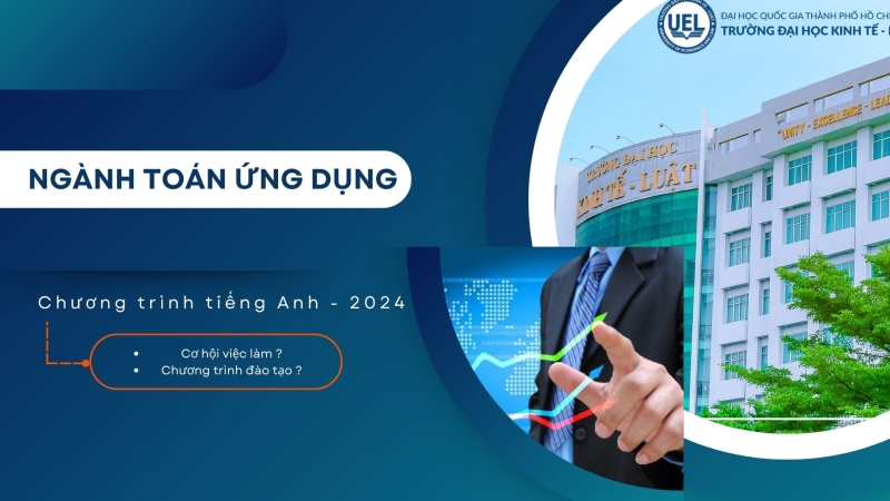 Ngành toán ứng dụng Tiếng Anh tại Trường ĐH Kinh Tế - Luật, ĐHQG HCM