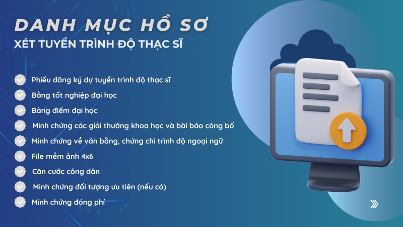 Những hồ sơ cần phải nộp khi tuyển sinh Thạc sĩ Luật