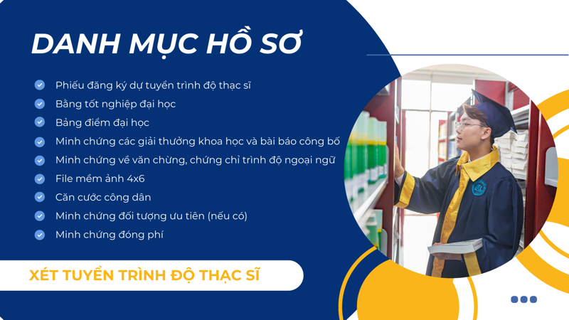 danh mục hồ  sơ thạc sĩ công nghệ tài chính